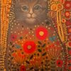 Gustav Klimt Cat Diamond Painting