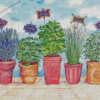 Herb Plant Pots Diamond Painting