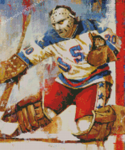 Jim Craig Team USA Hockey Miracle On Ice Diamond Painting