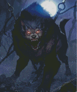 Mad Fenrir Wolf Diamond Painting