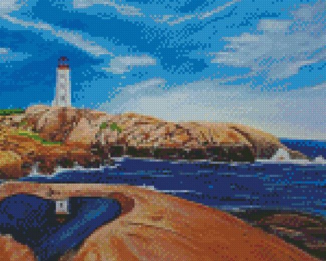 Peggys Cove Art Diamond Painting