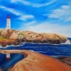 Peggys Cove Art Diamond Painting