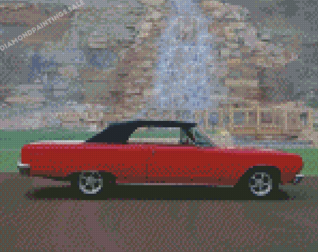 Red 1965 Chevelle SS Diamond Painting