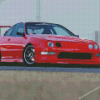 Red Honda Integra Car Diamond Painting