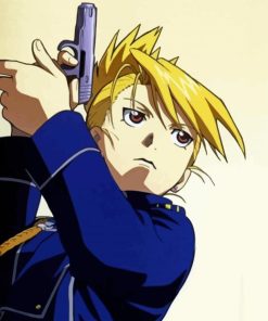 Riza Hawkeye Character Diamond Painting