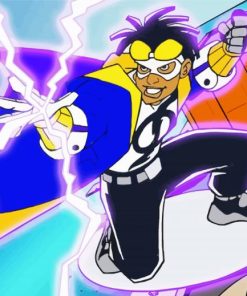 Static Shock Diamond Painting