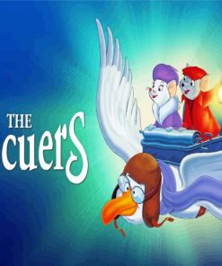 The Animated Disney Movie The Rescuers Diamond Painting