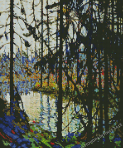 Tom Thomson Study For Northern River Diamond Painting