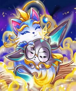 Yuumi The Magical Cat Diamond Painting