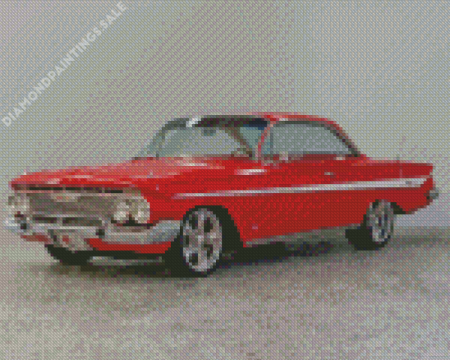 1961 Chevrolet Impala Car Diamond Painting