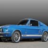 Blue Classic Ford Mustang Diamond Painting