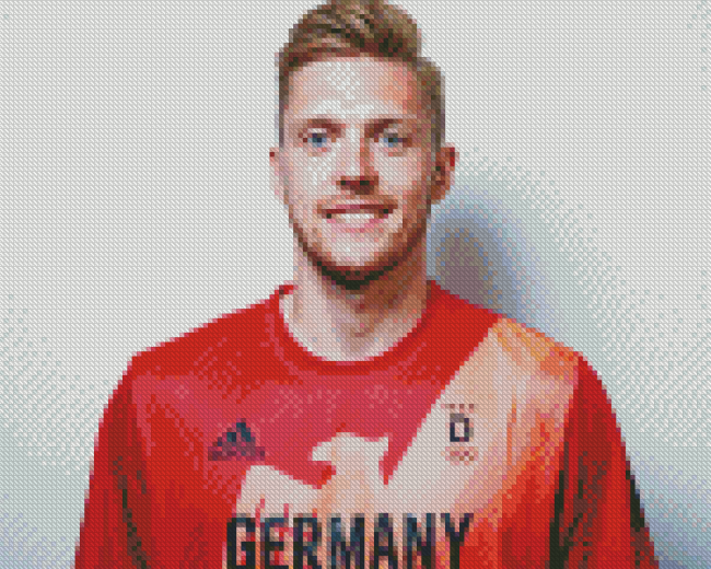 Florian Müller Goalkeeper Diamond Painting