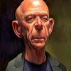 JK Simmons Caricature Diamond Painting