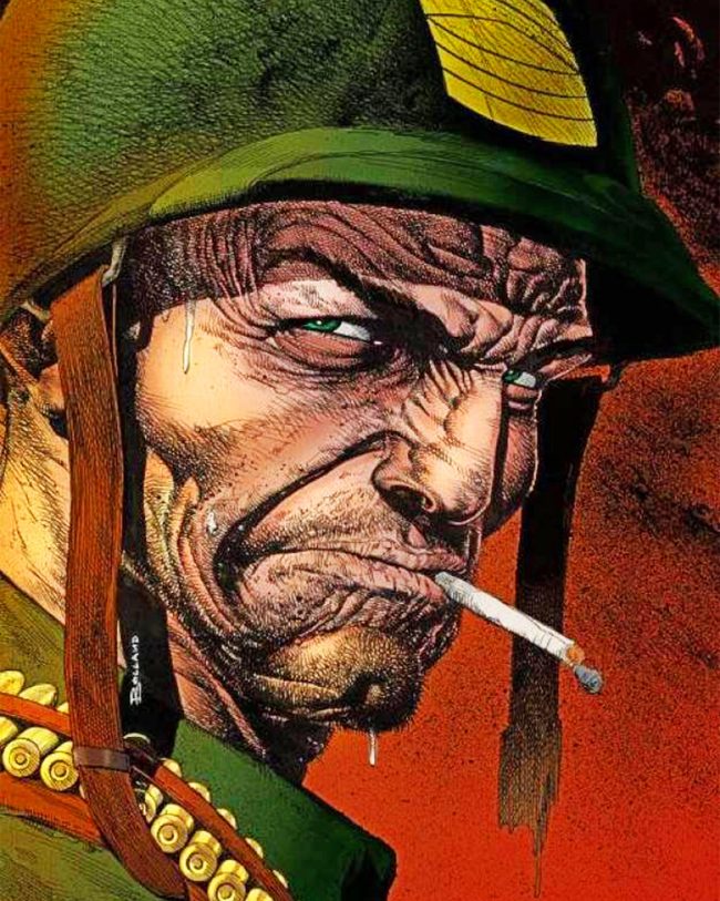 Sgt. Rock from Our Army at War Diamond Painting