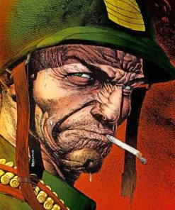 Sgt. Rock from Our Army at War Diamond Painting