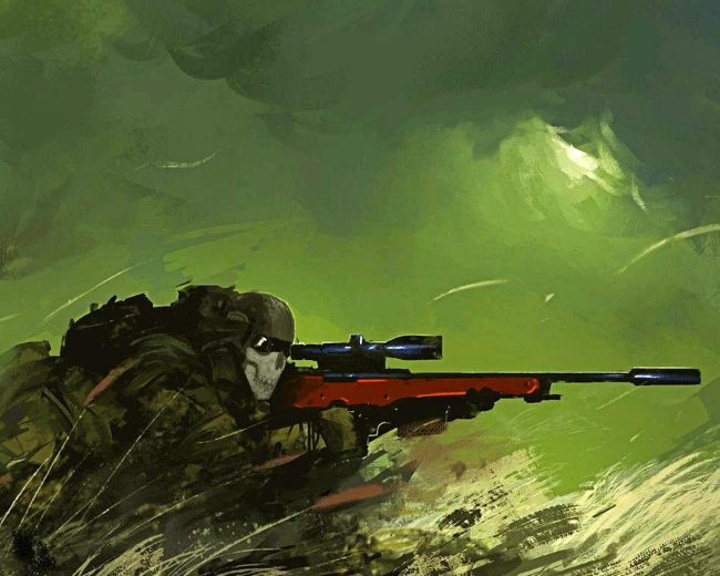 Sniper Art Diamond Painting