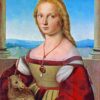 Young Woman With Unicorn Raphael Diamond Painting