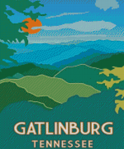 Aesthetic Gatlinburg Diamond Painting