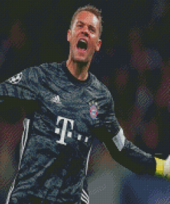 Aesthetic Goalkeeper Manuel Neuer Diamond Painting
