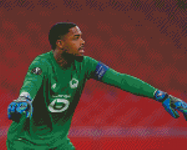 Aesthetic Goalkeeper Mike Maignan Diamond Painting