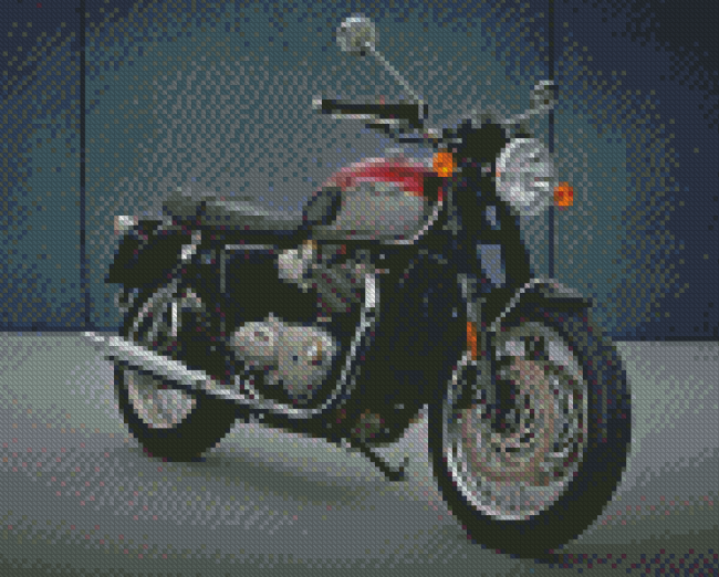 Aesthetic Triumph Motorcycle Diamond Painting