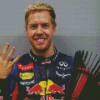 Aesthetic Sebastian Vettel Diamond Painting