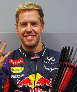 Aesthetic Sebastian Vettel Diamond Painting