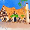 Aesthetic Snow White Cottage Diamond Painting