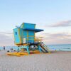 Blue Lifeguard Stand Diamond Painting
