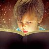 Boy Reading A Book Diamond Painting