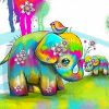 Colorful Elephant Baby Diamond Painting