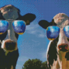 Funny Cows Diamond Painting