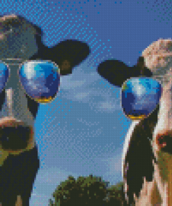 Funny Cows Diamond Painting