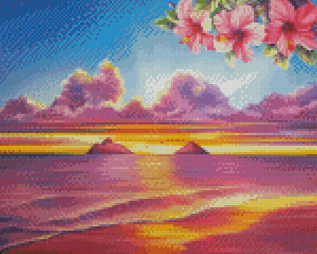 Lanikai Hawaii Diamond Painting