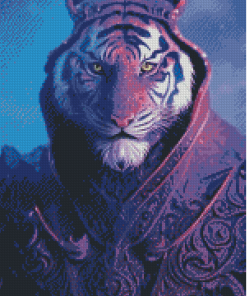 Warrior Tiger Diamond Painting