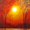 Autumn Sunset Diamond Painting