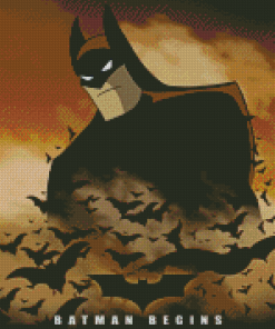 Batman Begins Animated Movie Diamond Painting