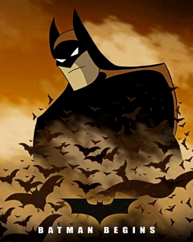 Batman Begins Animated Movie Diamond Painting