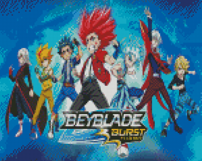 Beyblade Burst Poster Diamond Painting