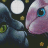 Cat And Bunny Diamond Paintings