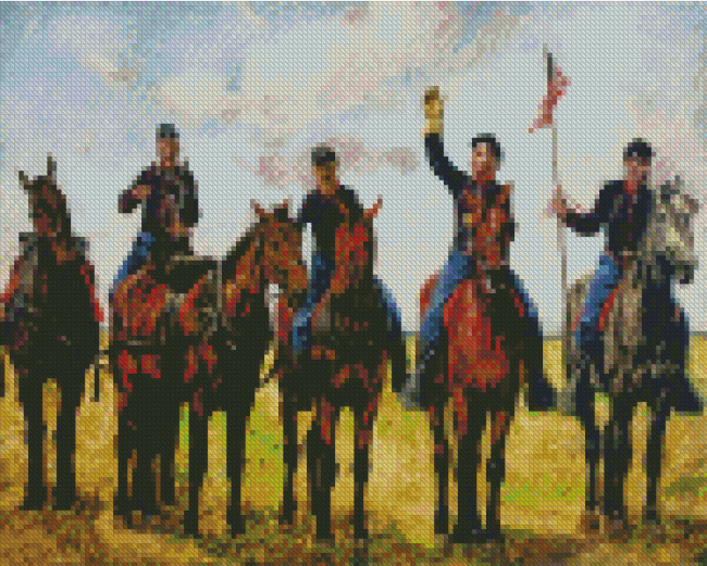 The Us Cavalry Art Diamond Painting