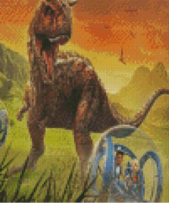 Science Fiction Serie Jurassic World Camp Cretaceous Diamond Painting