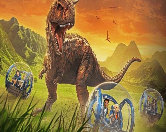 Science Fiction Serie Jurassic World Camp Cretaceous Diamond Painting