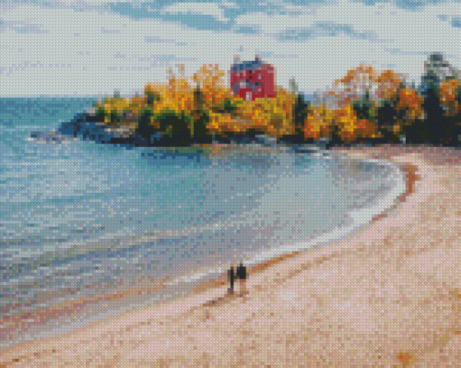 Marquette Lake Superior Diamond Painting