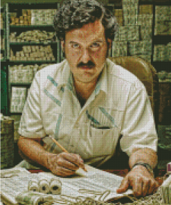 Pablo Escobar Narcos Movie Diamond Painting