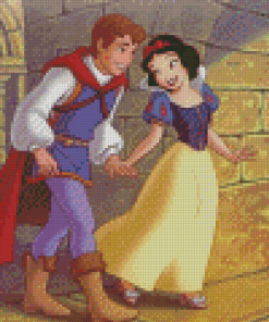 Princess Snow White And Prince Charming Diamond Painting