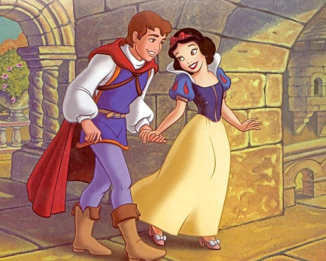 Princess Snow White And Prince Charming Diamond Painting