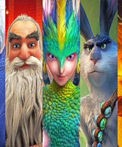 Rise Of The Guardians Characters Diamond Painting