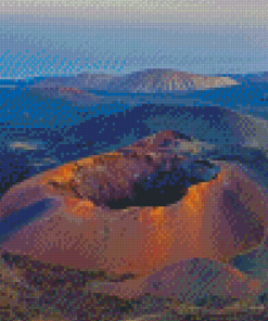 Timanfaya Landscape Diamond Painting