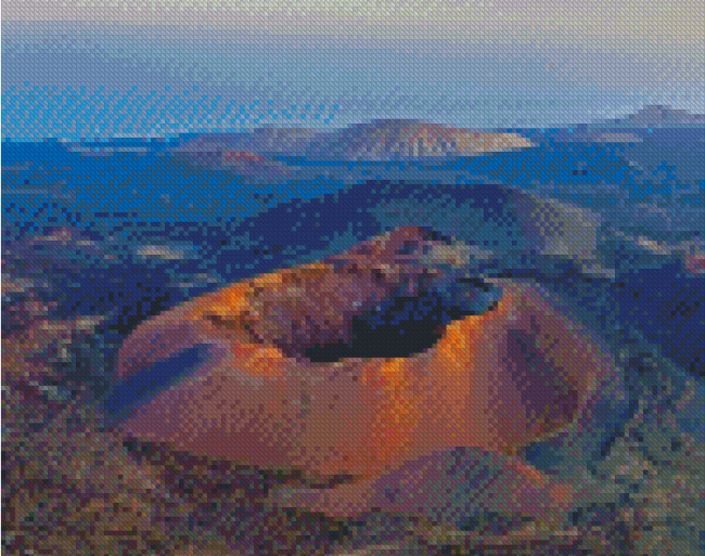 Timanfaya Landscape Diamond Painting